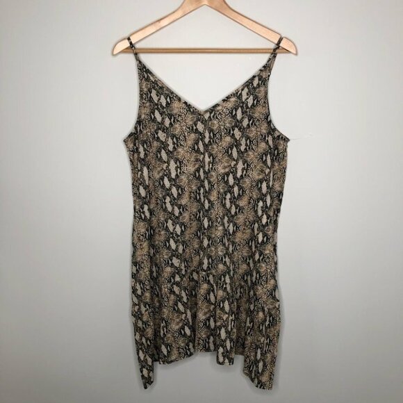 GENERATION Love  Snakeskin Spaghetti Strap Dress - Picture 1 of 6